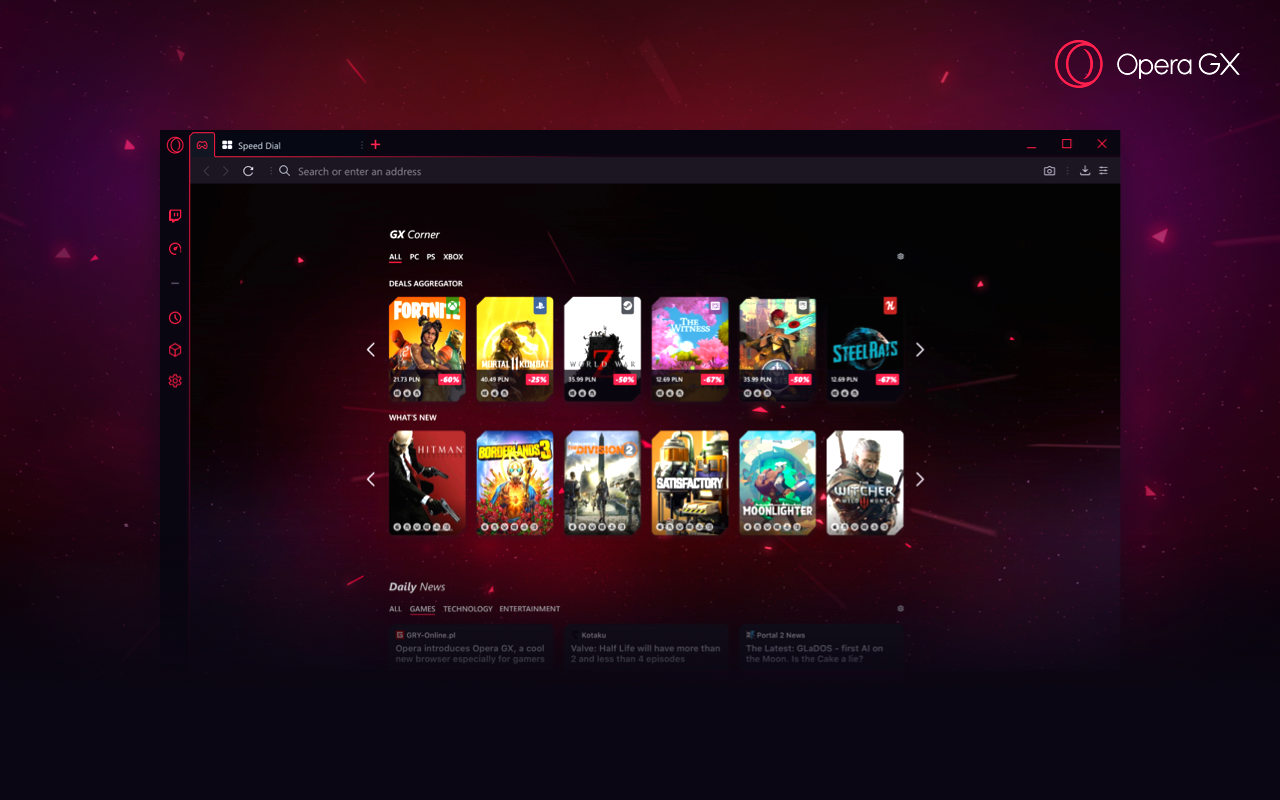 تعرّف على متصفح Opera GX.. أول متصفّح مخصص للجيمنج والألعاب