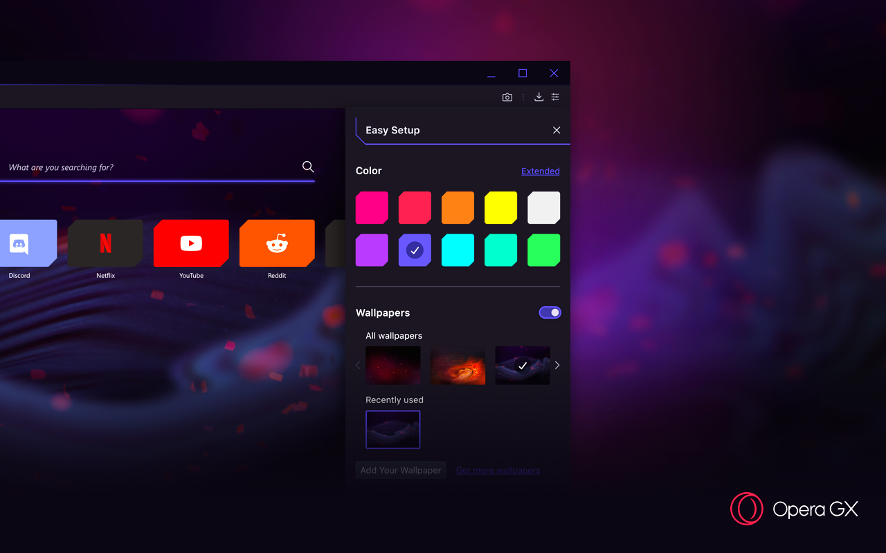 متصفح Opera GX.. متصفح مخصص للجيمنج والألعاب