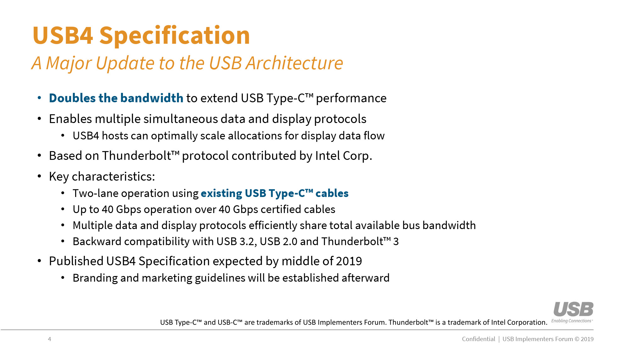 USB 4.0 in 2020