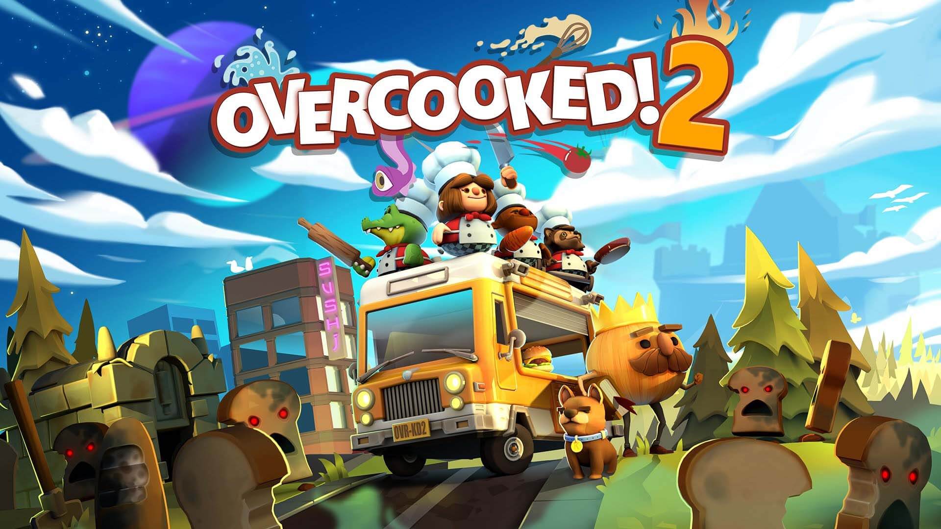 خمس العاب فى العيد Overcooked