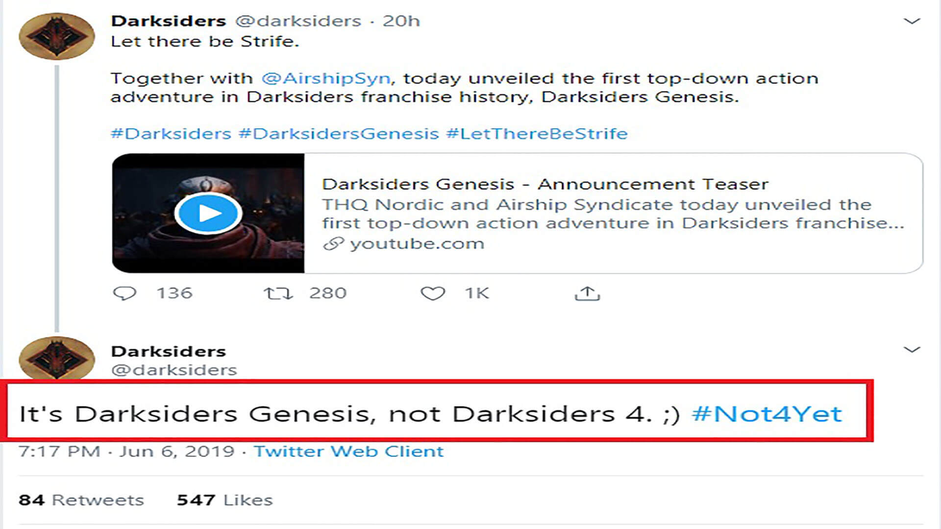 darksiders genesis THQ Nordic