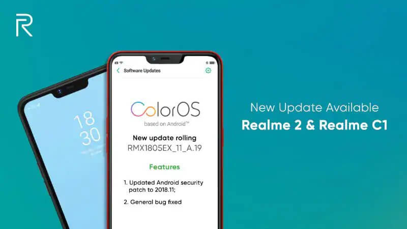 realme c1 android pie update