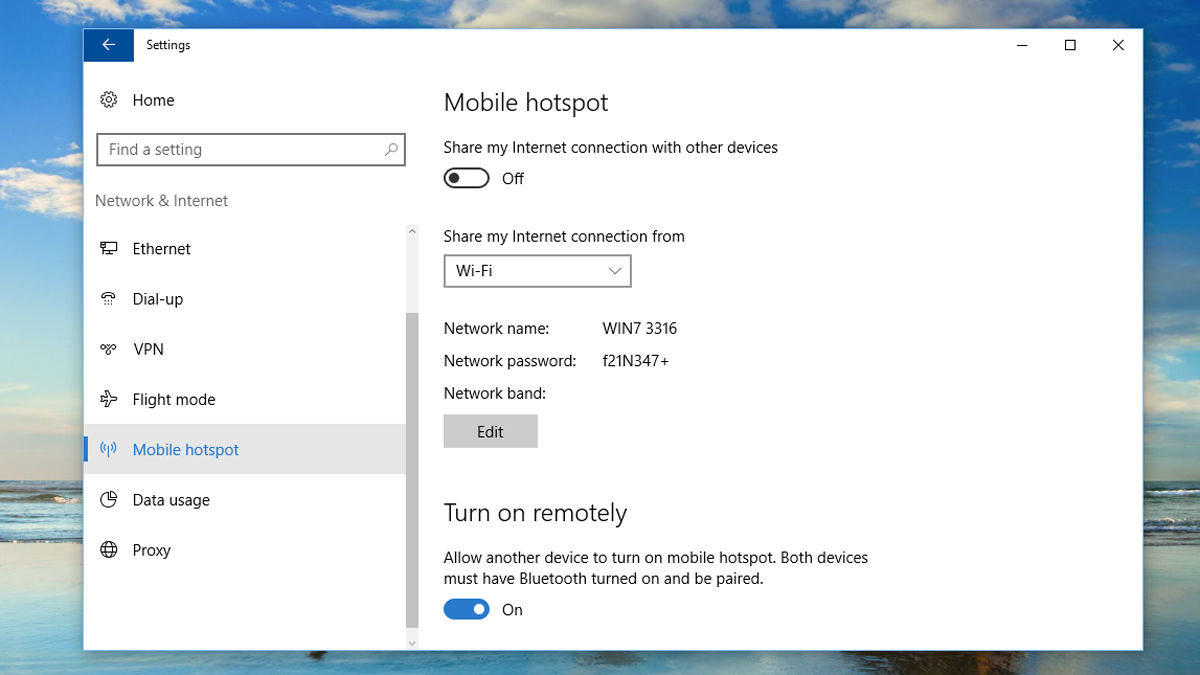 Windows 10 WiFi Hotspot Access Point ال