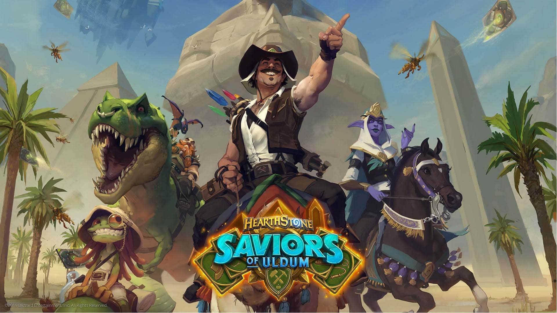 لعبة Hearthstone من Blizzard Entertainment تطلق حزمة جديدة عملاقة تحت عنوان Saviors Of uldum تعرف على تفاصيلها الأن.