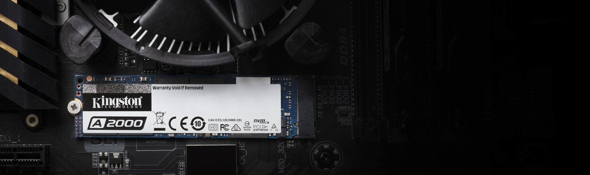 كينغستون تطرح الجيل التالي من أقراص تخزين الحالة الصلبة A2000 NVMe PCIe عالية الأداء