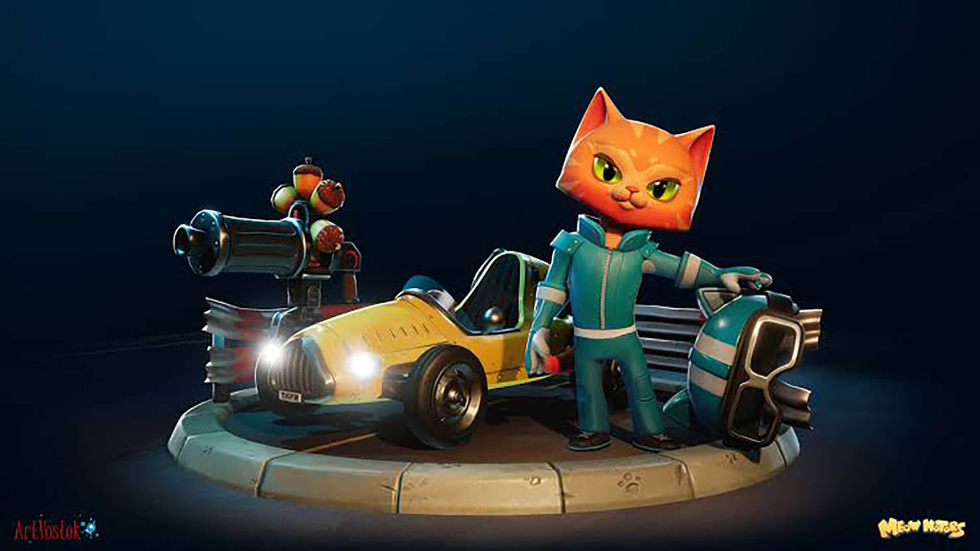 meow motors kart racing