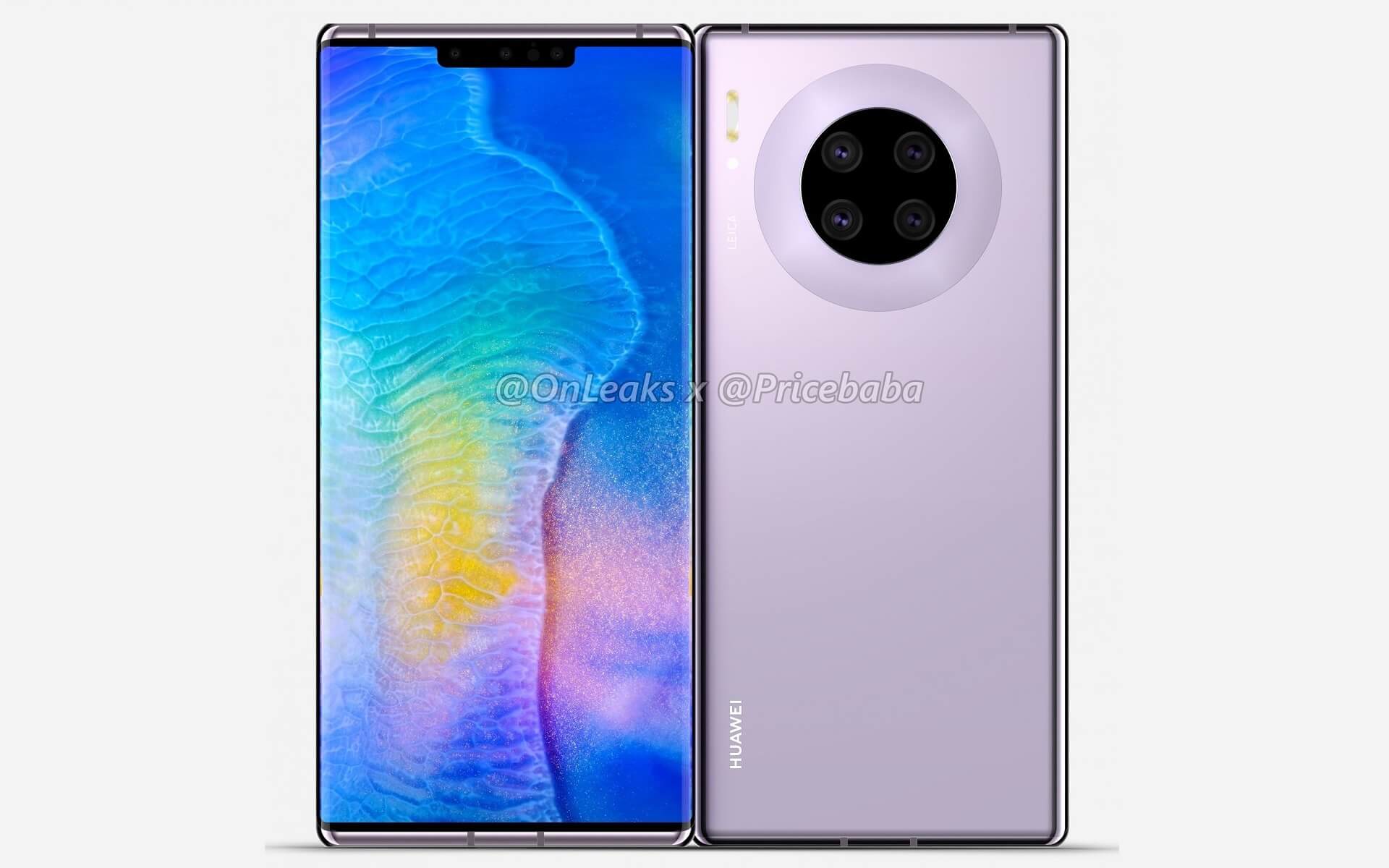 شاهد: تسريب التصميم النهائية لهاتف هواوي المرتقب Mate 30 Pro