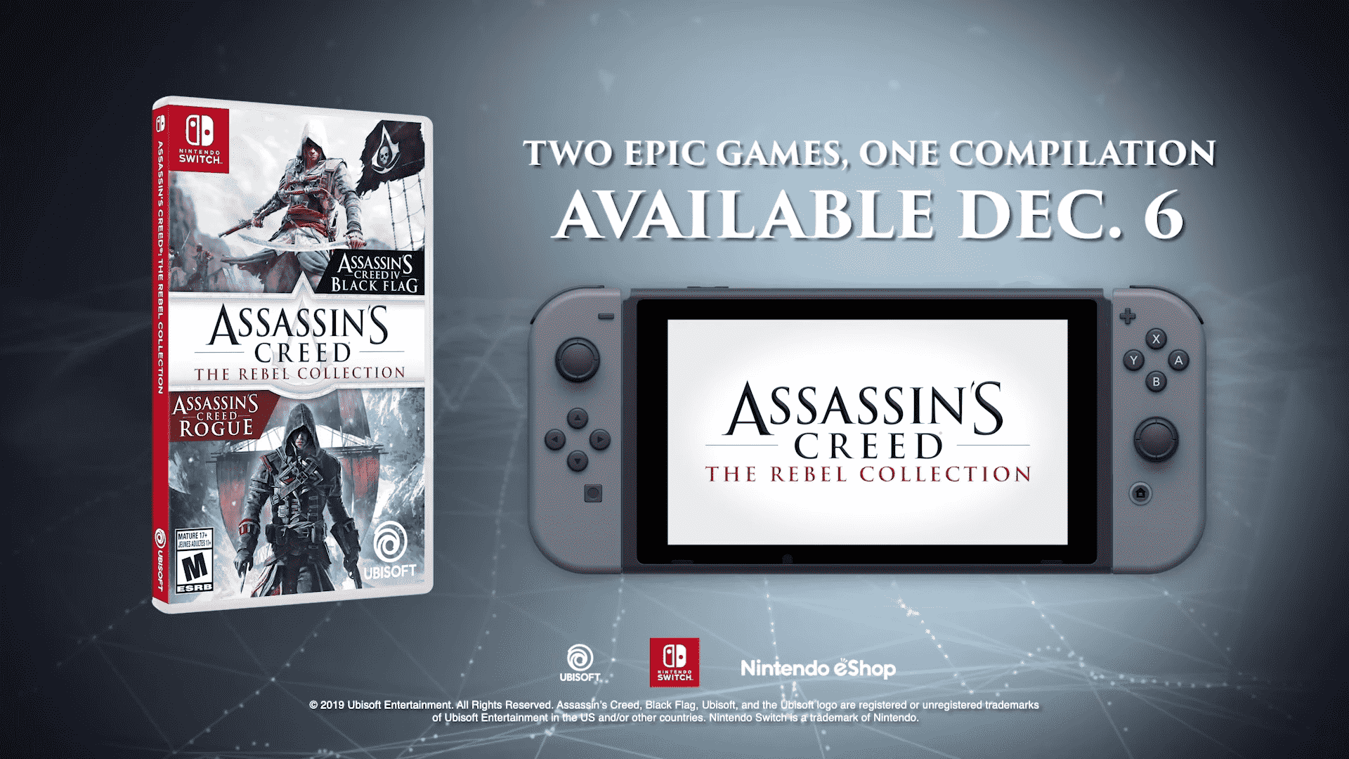 الإثارة على أشدها..لعبتي AC Black Flag و AC Rogue قادمتين لمنصة ال Nintendo Switch !!