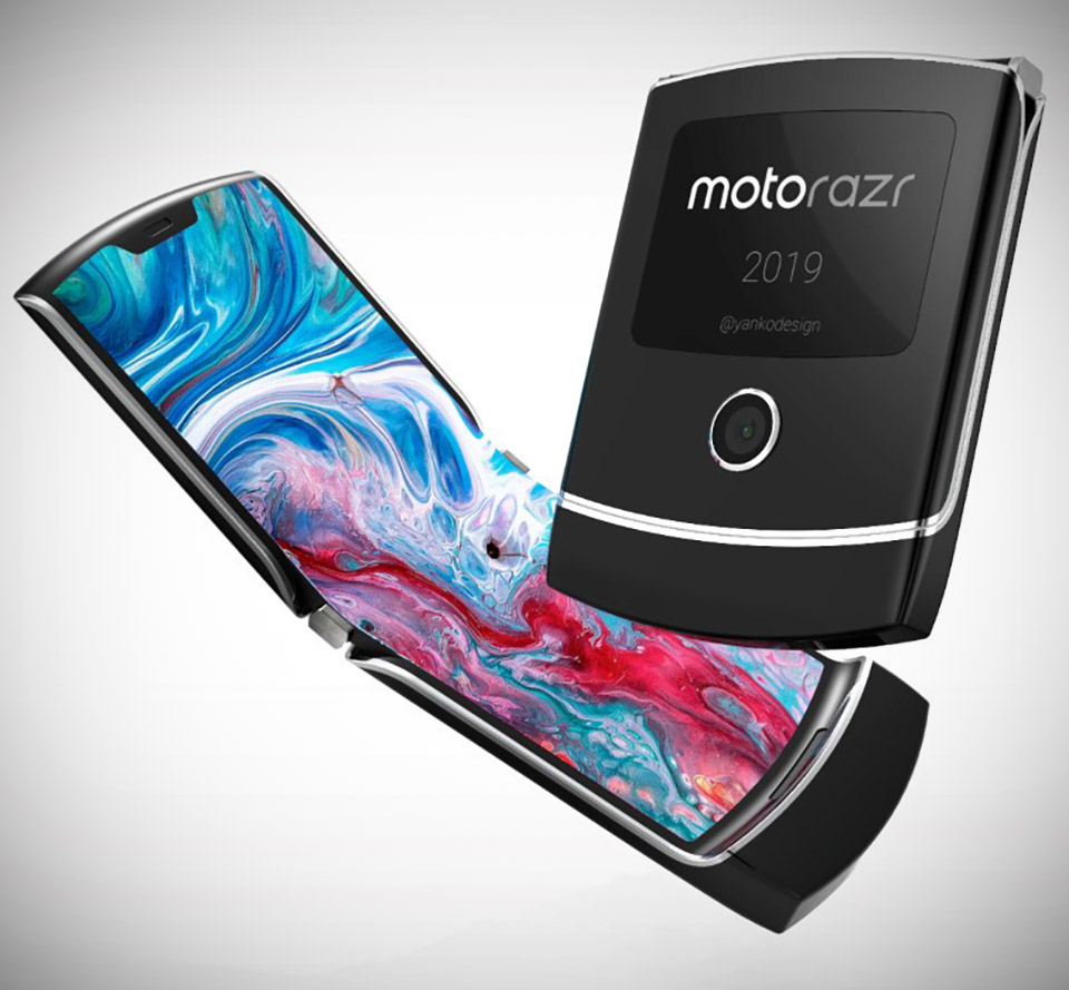 هاتف Motorola Razr الشهير قد يأتي بشاشة قابلة للطي نهاية 2019