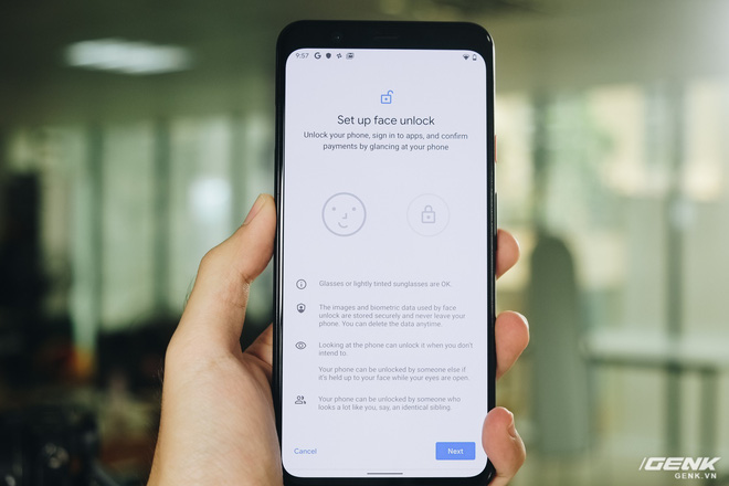 تسريب جديد يكشف طريقة هواتف Pixel 4 في إعداد تقنية التعرف على الوجه