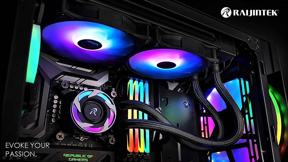 نكهة جديدة من Raijintek مع مشتتها المائي المتكامل EOS 360RBW