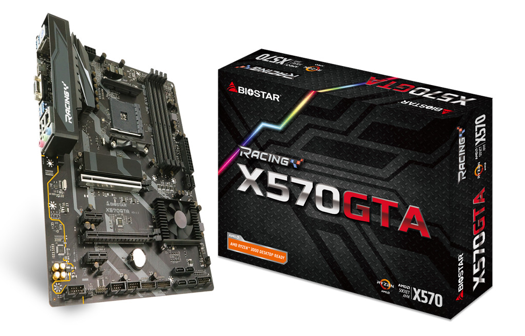لوحة RACING X570GTA تنضم لعائلة لوحات BIOSTAR X570