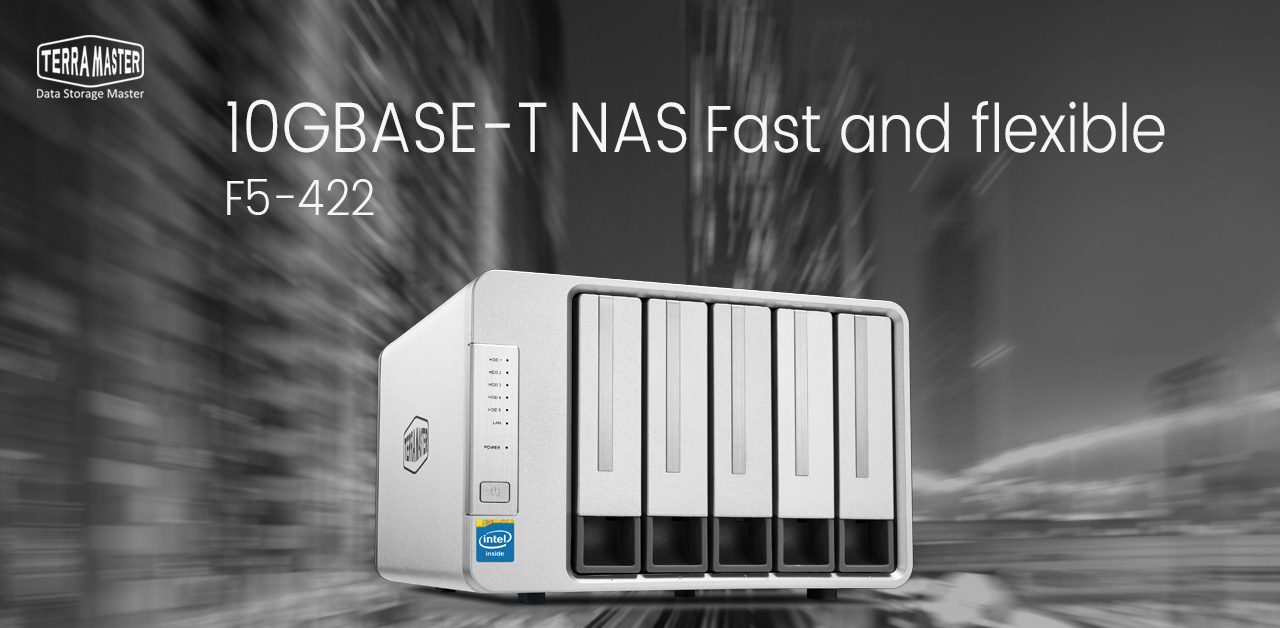 إطلاق وحدة التخزين الشبكي TerraMaster F5-422 5-Bay NAS