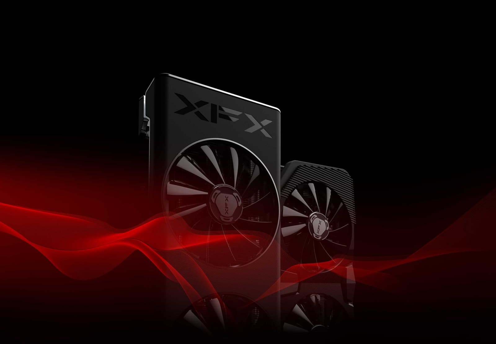 تسريب صور بطاقة Radeon RX 5500 مع تصميم THICC II من XFX