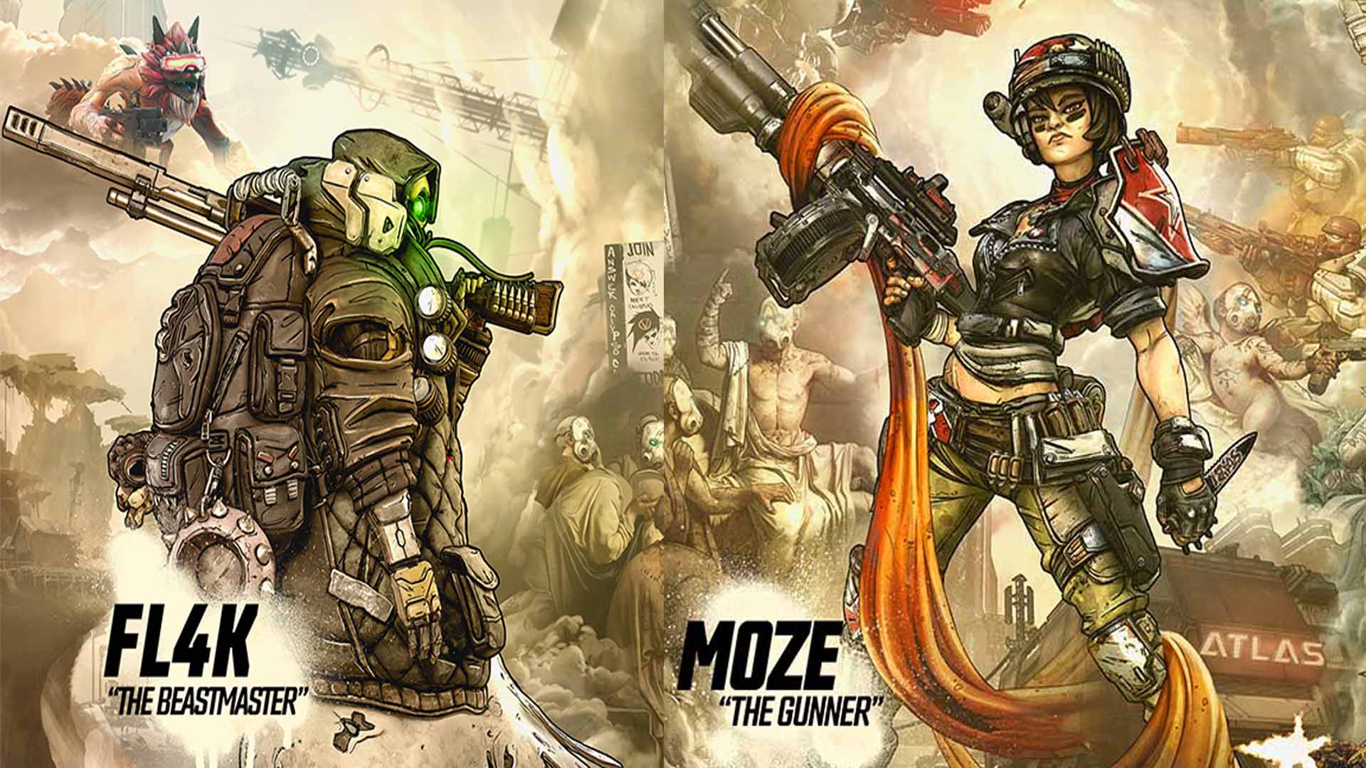 تحديث جديد للعبة Borderlands 3 من Gearbox يحسن شخصية FL4K وشخصية MOZE