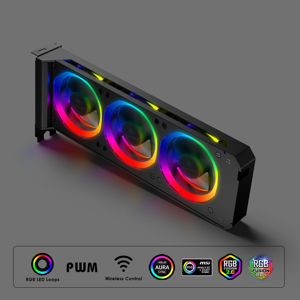 امنح بطاقتك مزيداً من قوة التبريد مع Anidees RGB VGA Cooler
