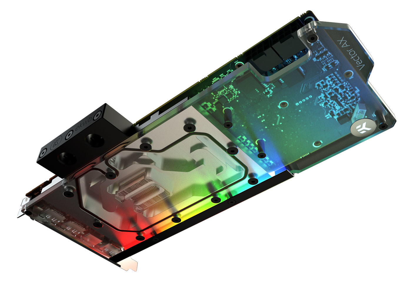 إطلاق البلوك المائي EK AC RX 5700 +XT D-RGB لكاسري السرعة