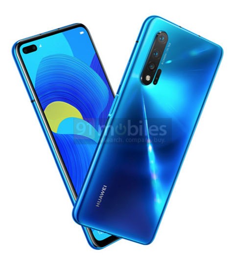 Huawei nova 6 5G قد يأتي قريبًا مع شاشة بثقب مزدوج