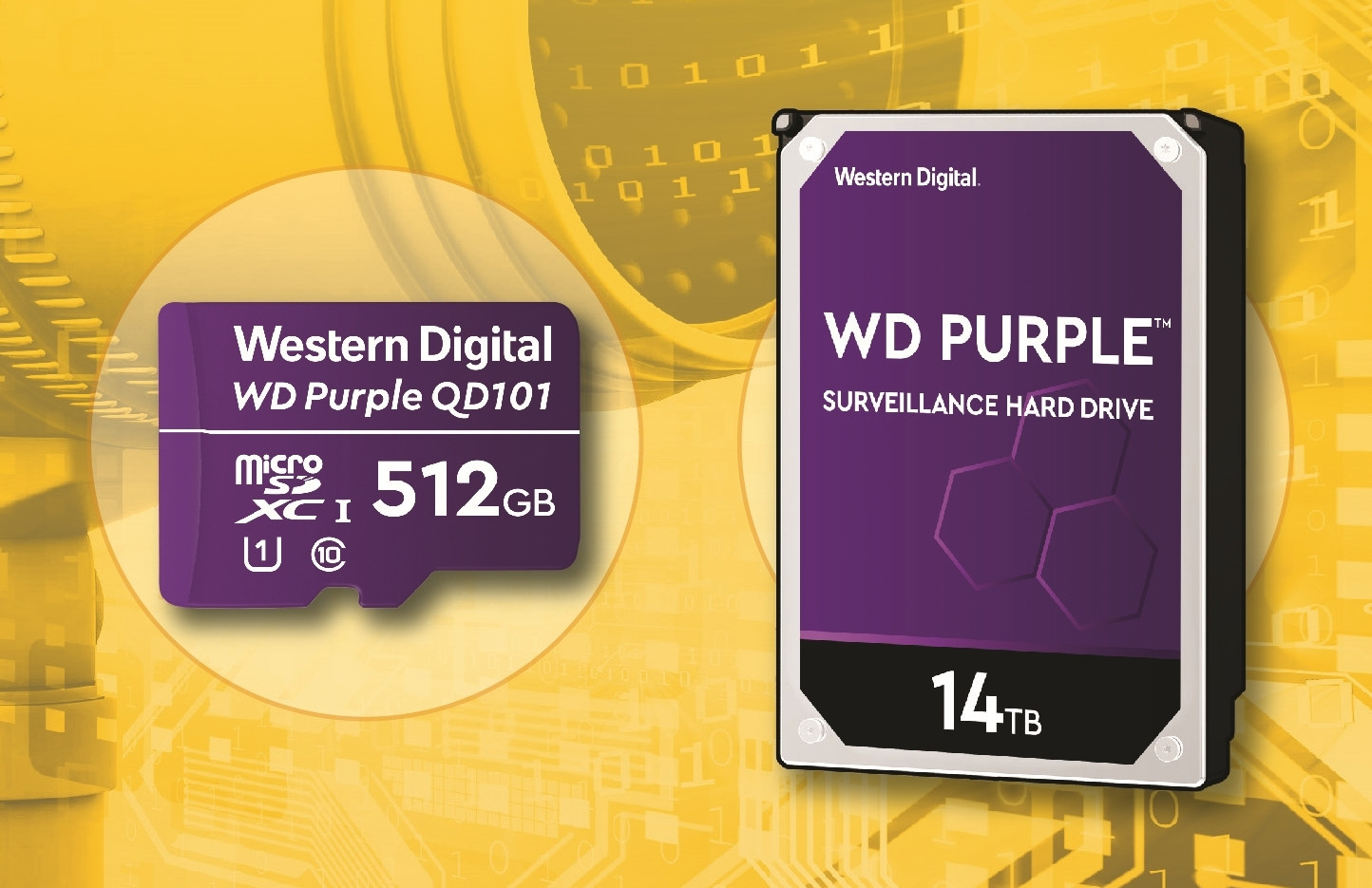 Western Digital تطلق Purple 14 TB HDD الموجه لحلول المراقبة