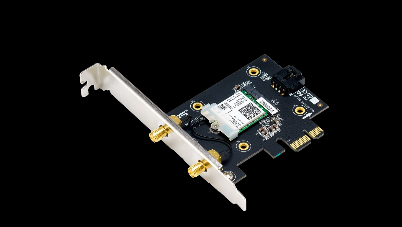 أجهزة سطح المكتب صارت جاهزة لـ WiFi 6 من ASUS PCE-AX3000 !