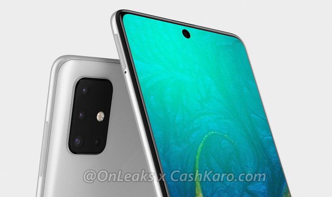 تسريب : هاتف سامسونج Galaxy A71 قادم بكاميرا رباعية