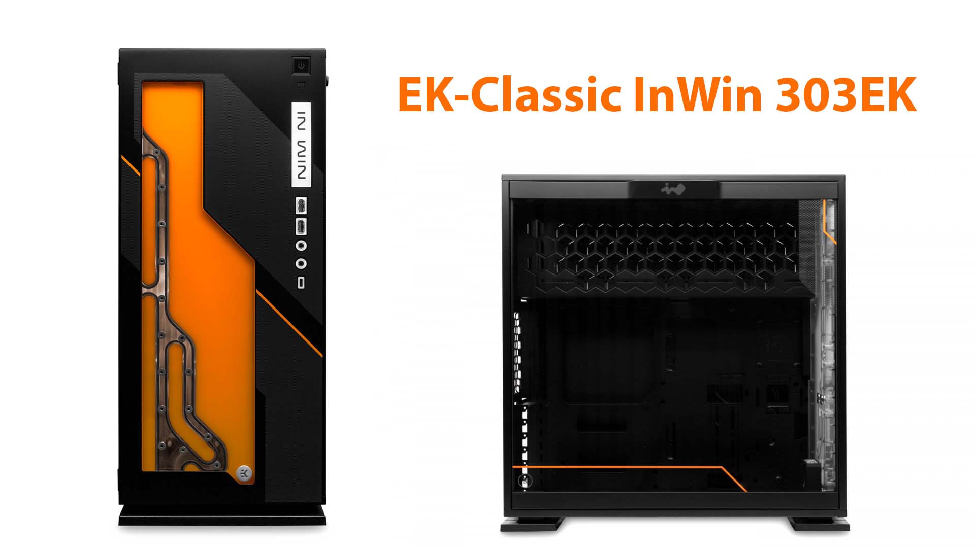 تحفة فنية في عالم التبريد المائي مع كيس EK-Classic InWin 303EK
