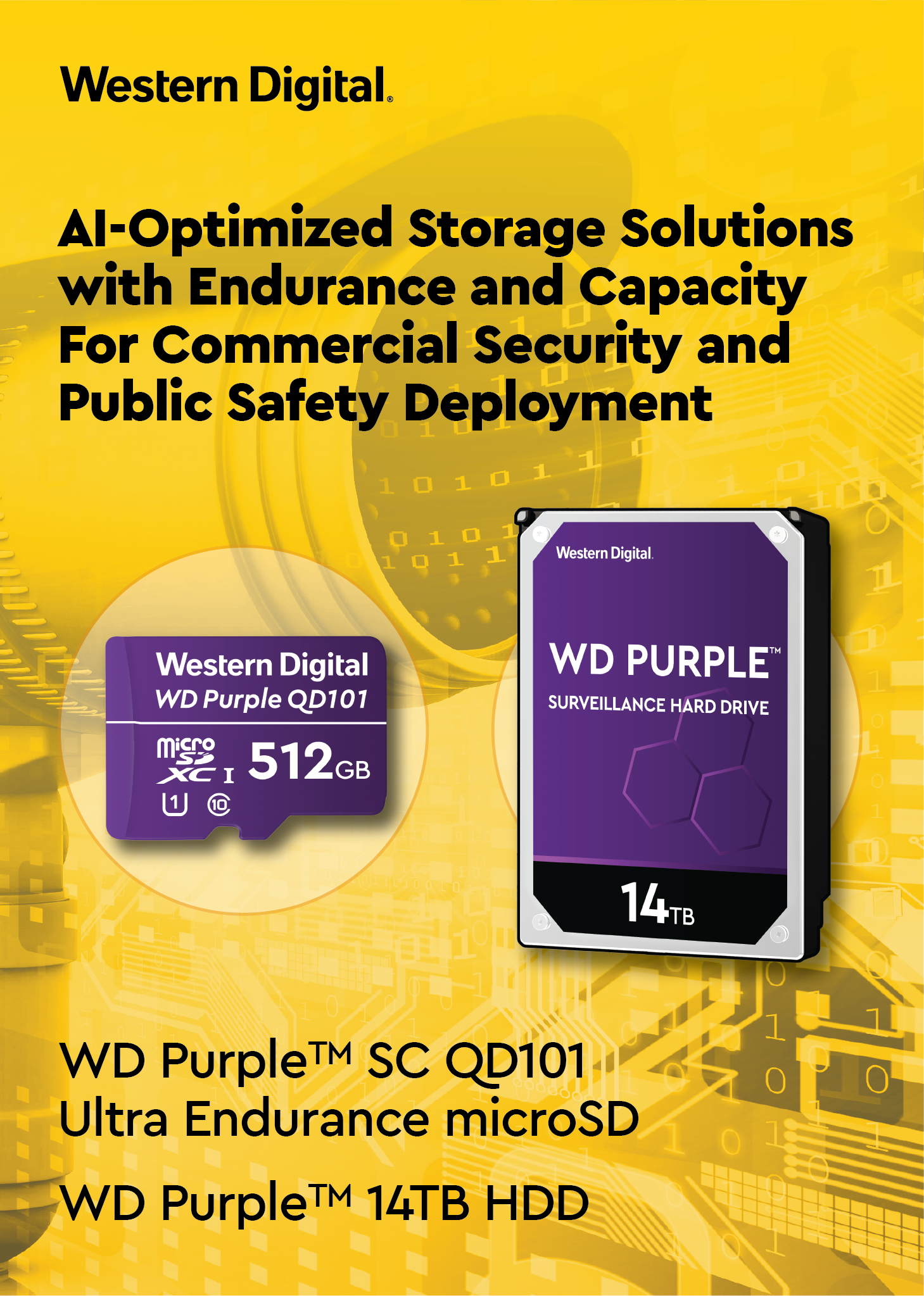 شركة WD تطلق بطاقة الذاكرة WD Purple SC QD101 في الأمارات