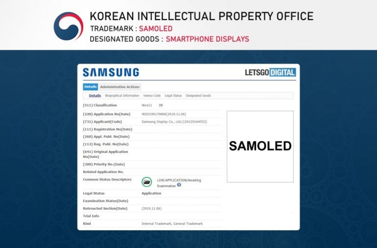 قبل إطلاق S11 ..سامسونج تحصل على براءة اختراع شاشات SAMOLED