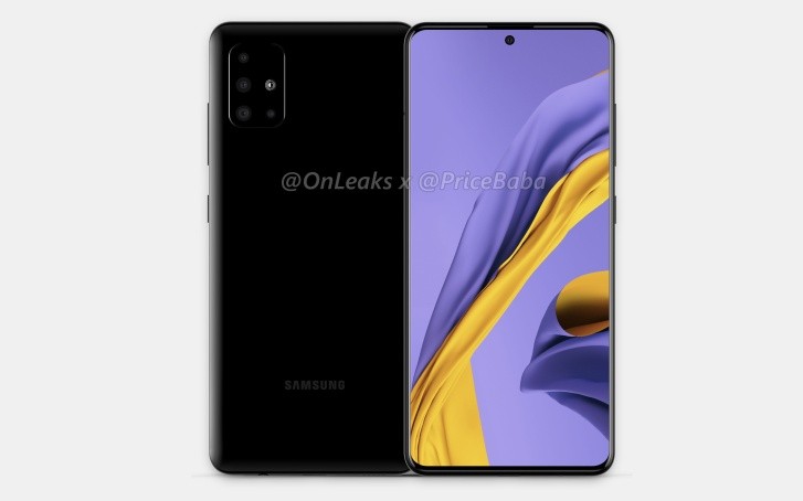 ظهور أول تصميمات مسربة لهاتف Galaxy A51