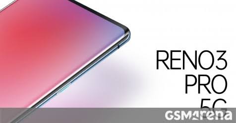 تسريبات تكشف عن سعة البطارية لهاتف Oppo Reno3 Pro 5G