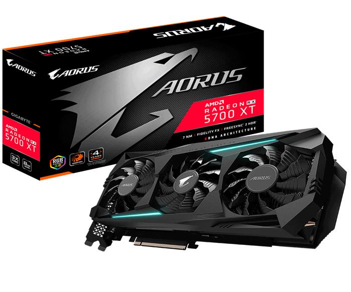 GIGABYTE تعلن رسمياً عن الوافد الجديد AORUS RX 5700 XT 8G