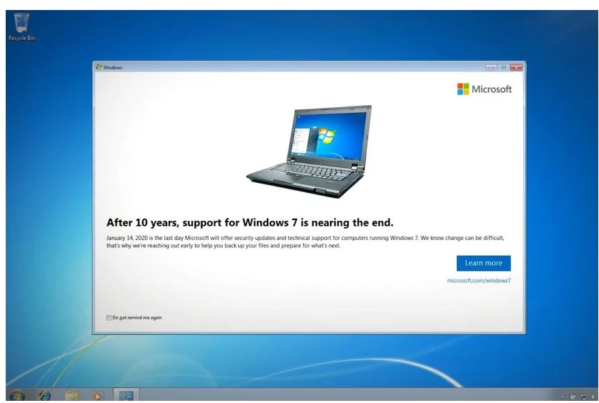 مايكروسوفت تُعلن إيقاف الدعم لنظام Windows 7 رسميا الشهر القادم مايكروسوفت