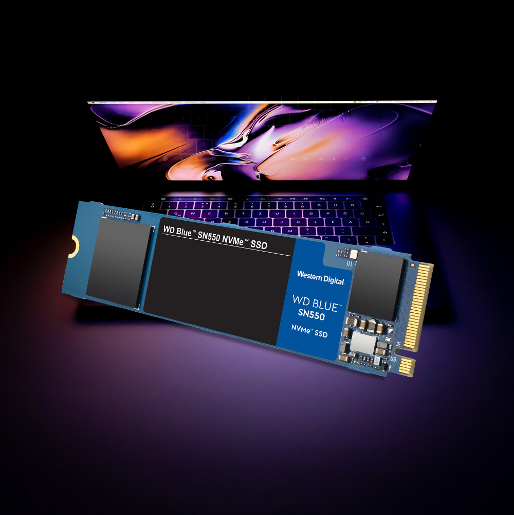 ويسترن ديجيتال تُطلق هارديسك الحالة الصلبة WD Blue SN550 NVMe