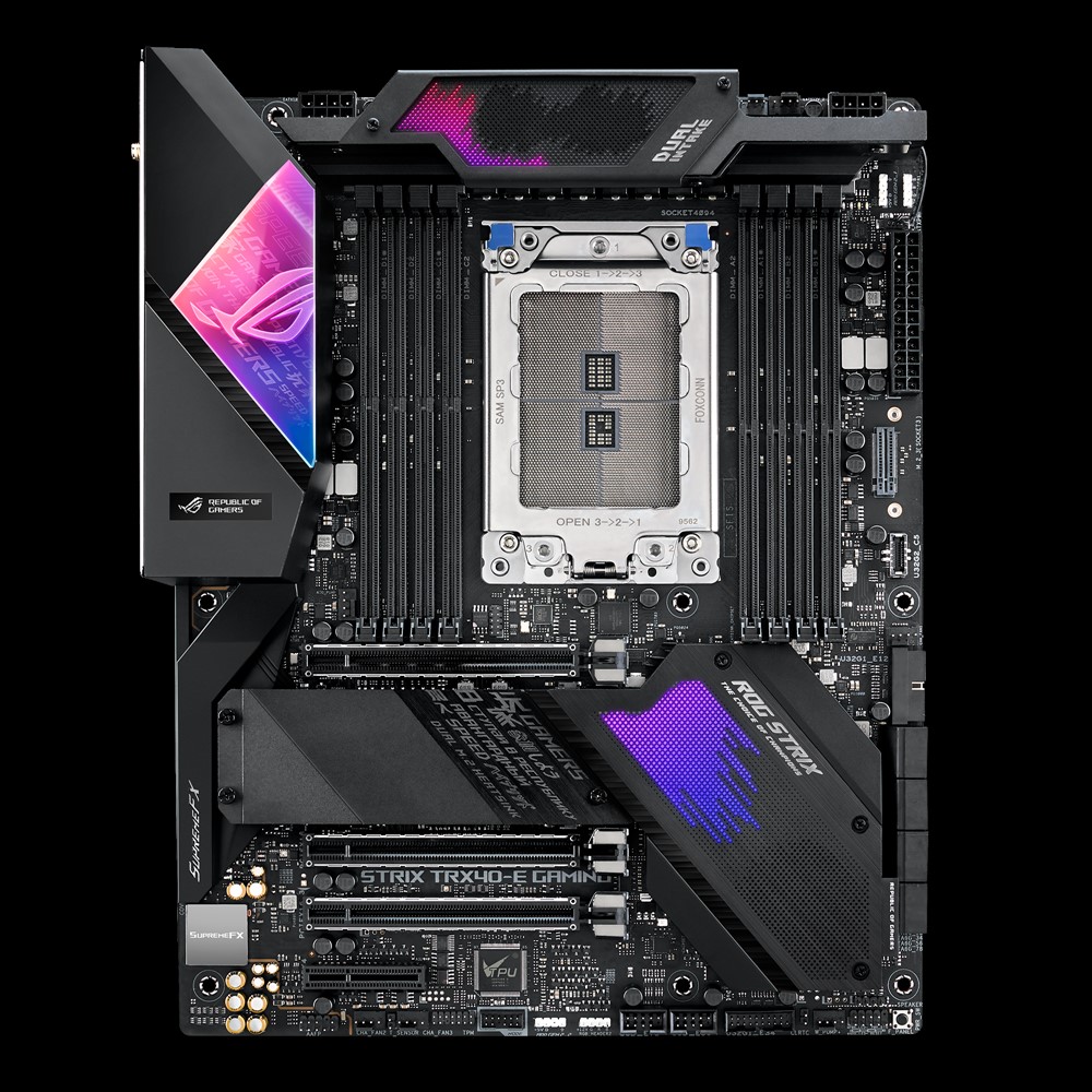 شركة ASUS تستعرض عضلاتها مع تشكيلة لوحاتها الأم بشريحة TRX40