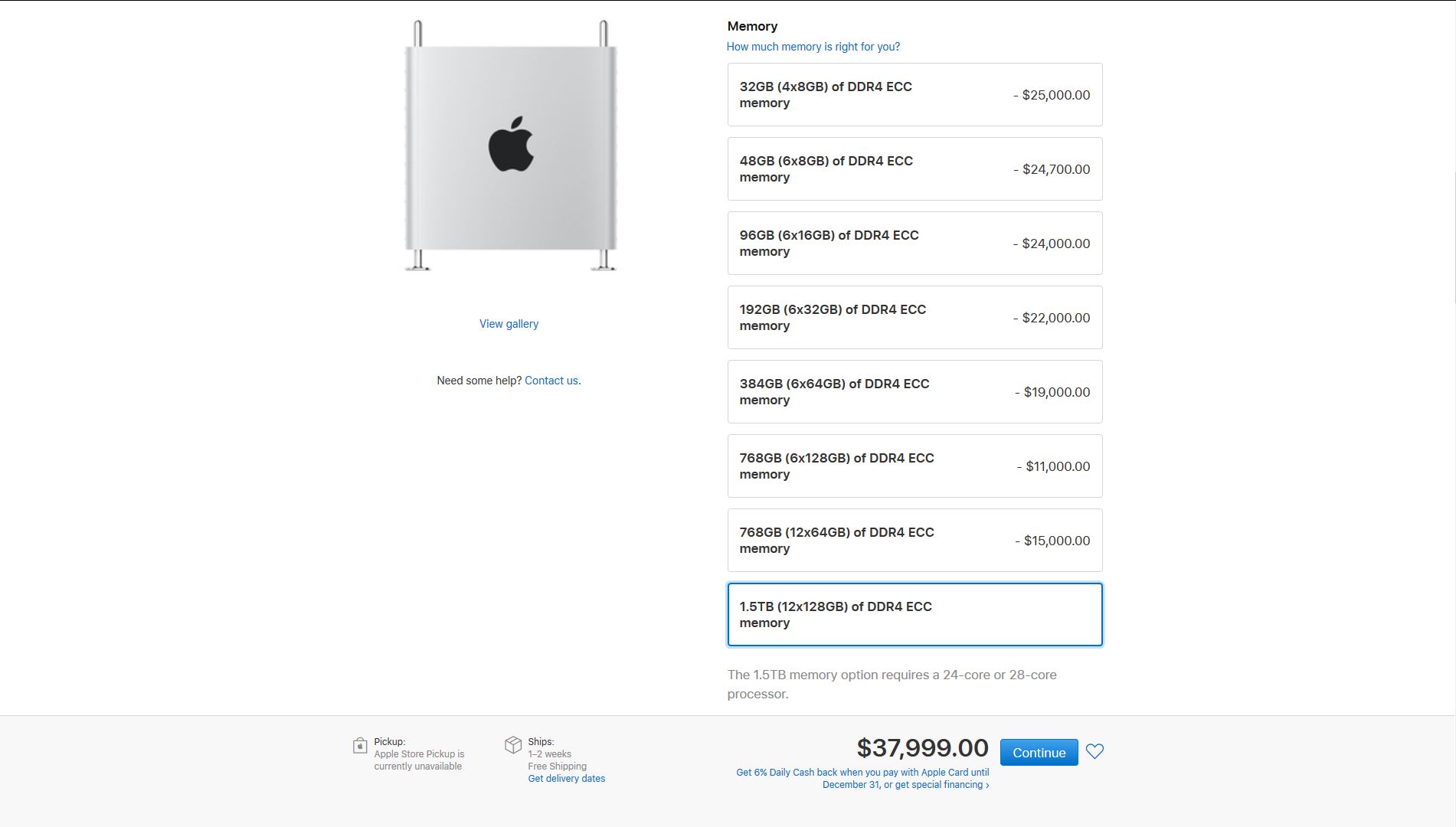 جولة شرائية للحصول على أفضل إعدادات Mac Pro بسعر يصل إلى 60 ألف دولار جولة شرائية للحصول على أفضل إعدادات Mac Pro بسعر يصل إلى 60 ألف دولار