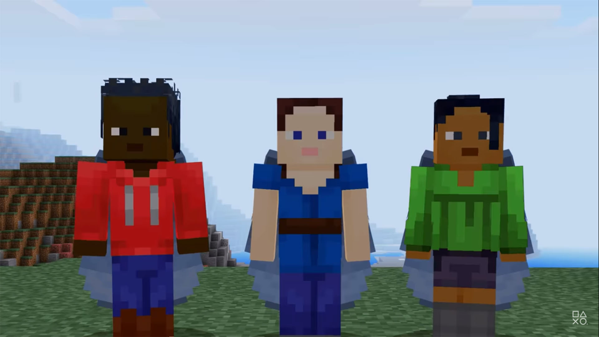لعبة Minecraft تدعم ميزة اللعب المشترك بين المنصات المنزلية.