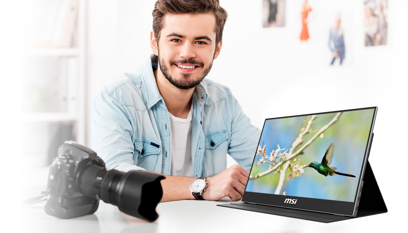إطلاق شاشة MSI Optix MAG161V المحموله بدقة 1080 بكسل ووزن 0.9 كغ