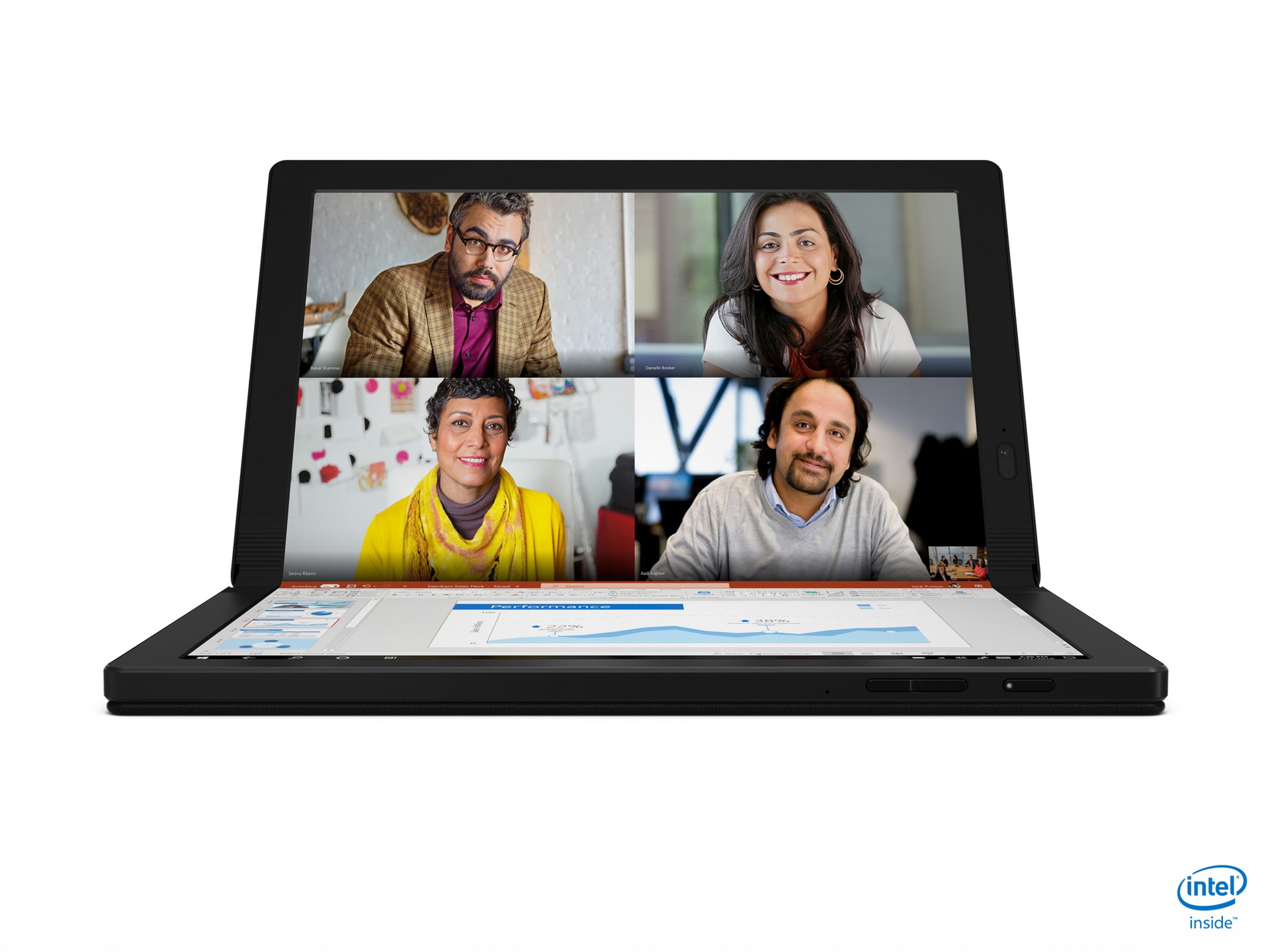 معرض CES20: شركة Lenovo تطلق ThinkPad X1 Fold كأول حاسب قابل للطي