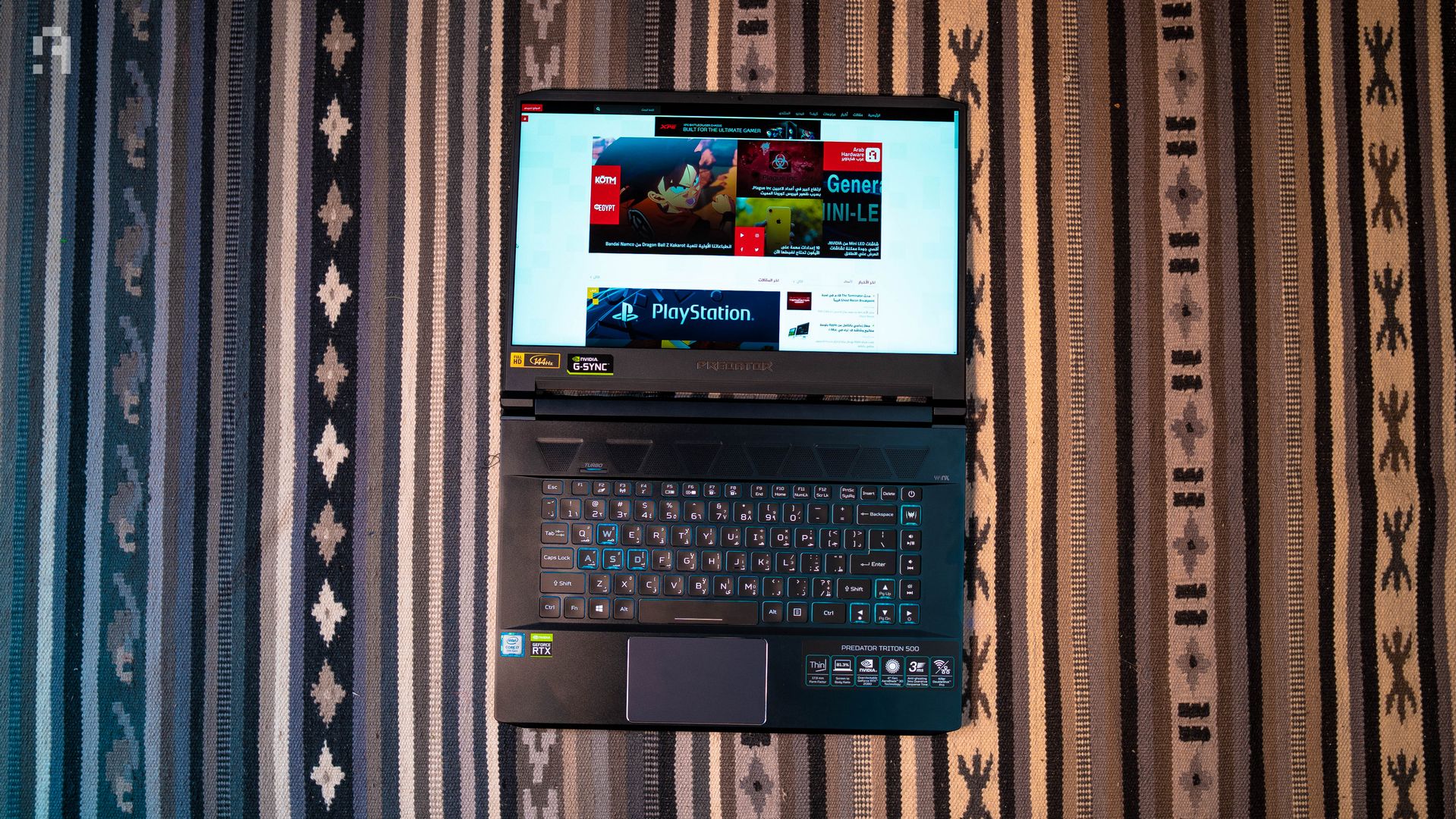 مُراجعة حاسب الألعاب المحمول Acer Predator Triton 500