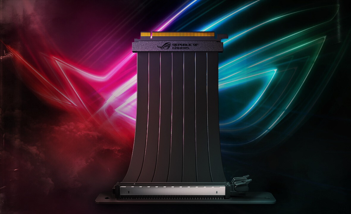 إطلاق كابل ASUS ROG Strix Riser لوضع البطاقات الرسومية بشكل رأسي!