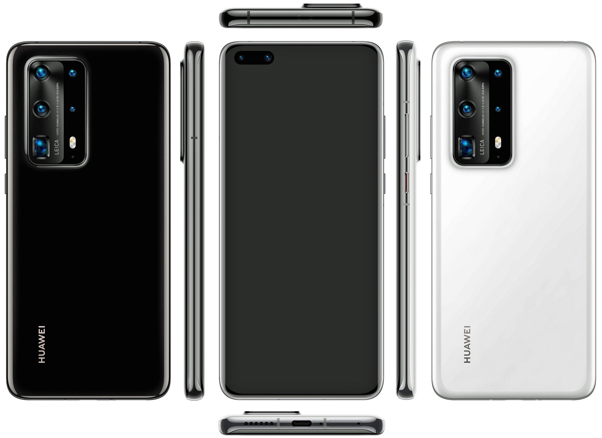تسريب تصميم هاتف هواوي المرتقب P40 Pro