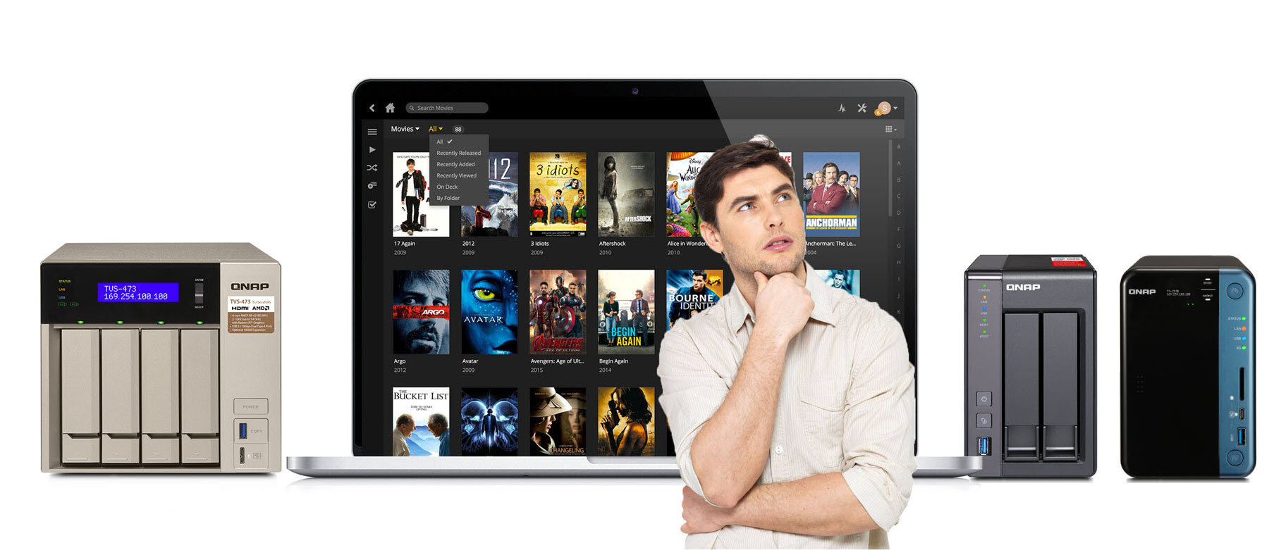 كيفية إنشاء شبكة ترفيه منزلي مثل نتفليكس مع جهاز كيوناب TVS 872N