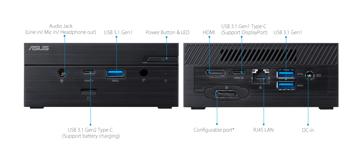 انجز مهامك اليومية مع حاسوب ASUS PN62 فائق الصغر بمعالج Comet Lake