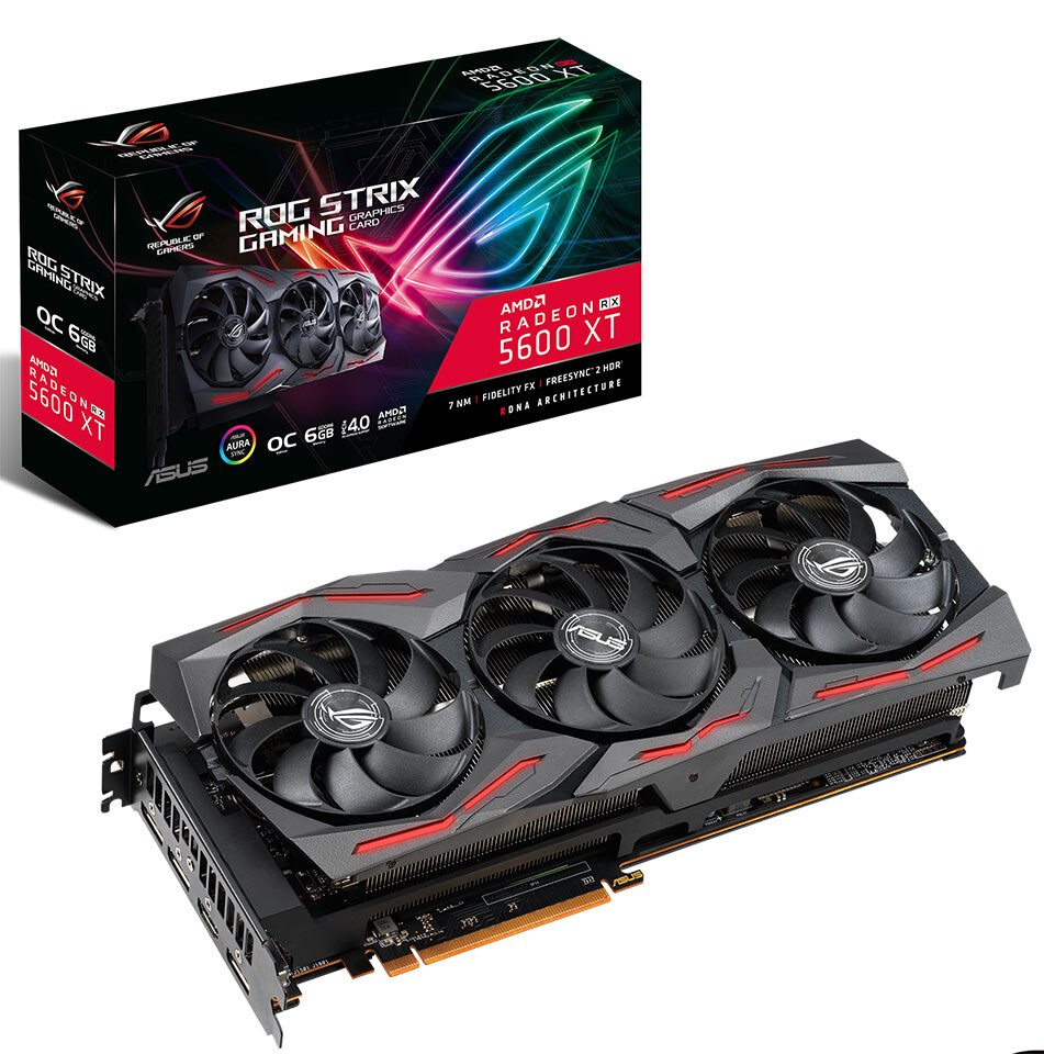 شركة ASUS تدعم بطاقة Radeon RX 5600 XT بنسختين مكسورتي السرعة
