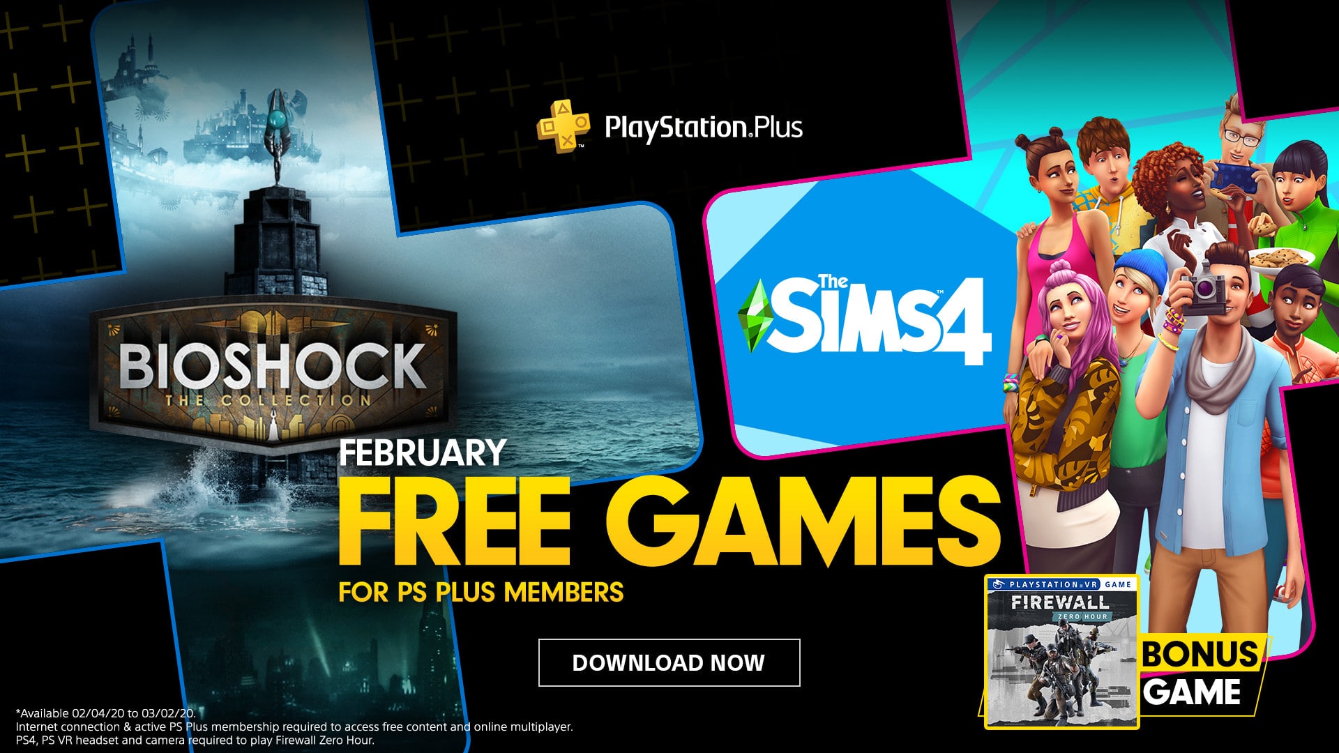 PS Plus Bioshock The Sims 4