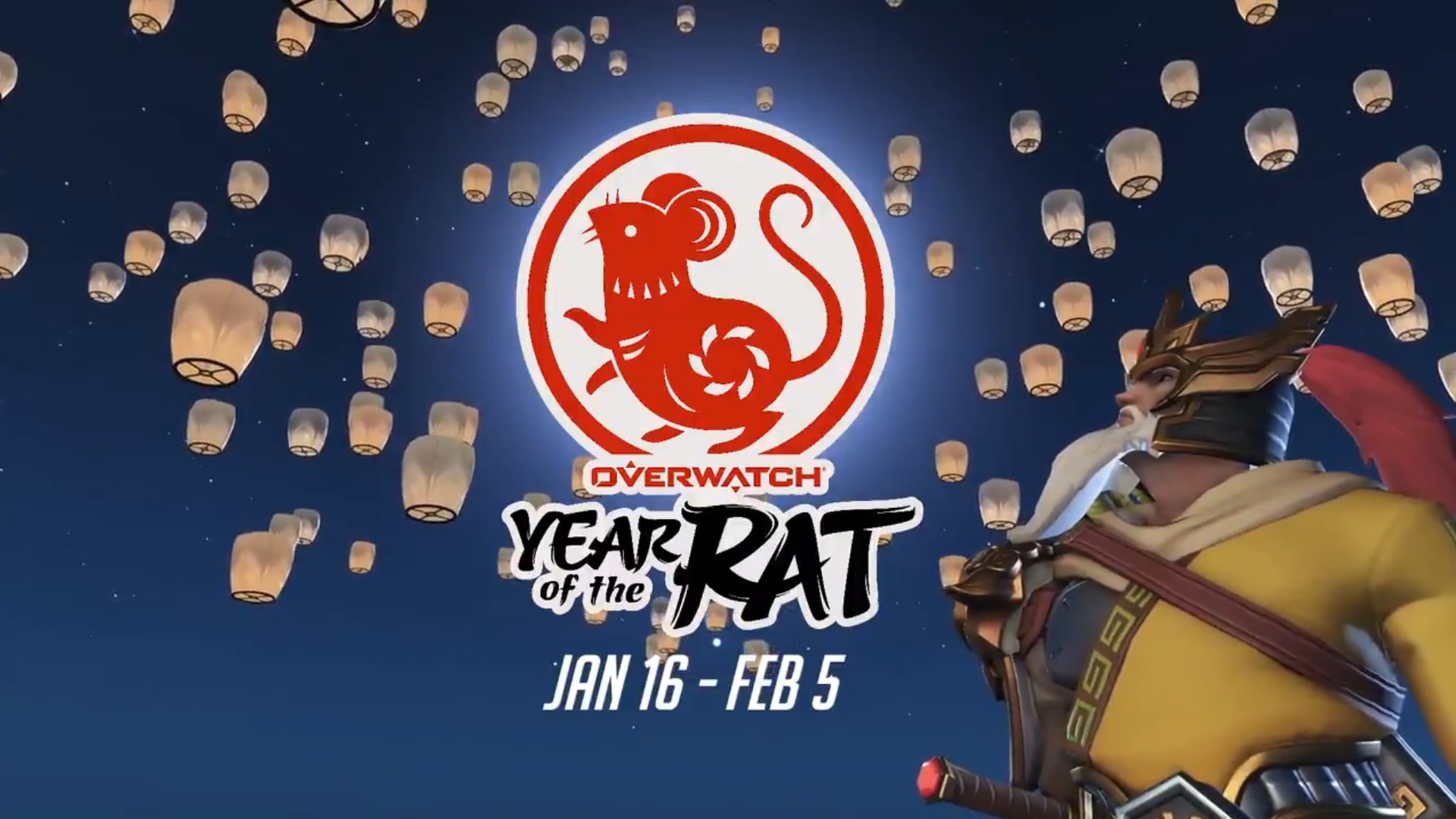 تفاصيل The Year of The Rat : حدث رأس السنة القمرية للعبة Overwatch!