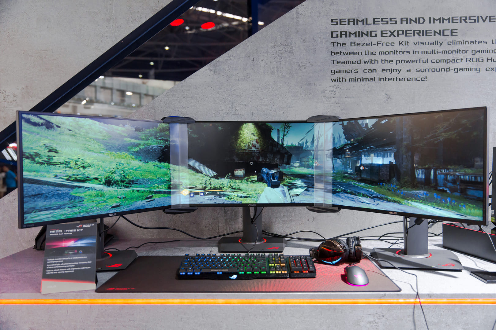 شركة ASUS تطلق أداة ROG Bezel-Free للقضاء على حواف الشاشات !!