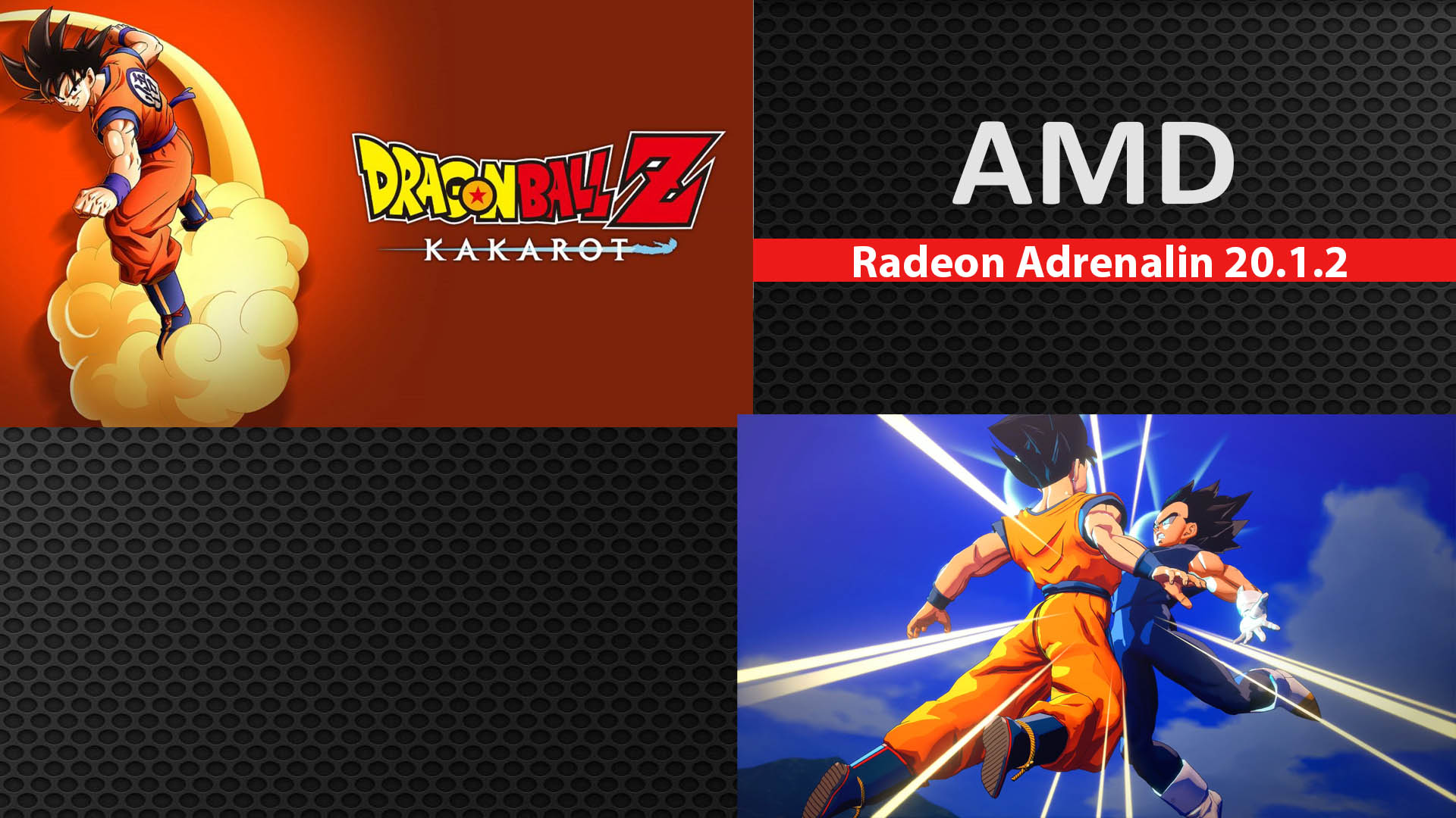 تعريف AMD Radeon Adrenalin 20.1.2 يدعم لعبة Dragon Ball Z: Kakarot