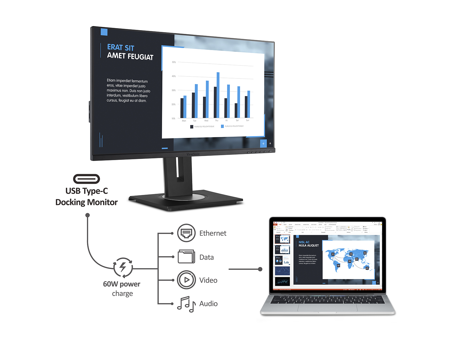 شركة Viewsonic تقدم شاشة VG2456 المخصصة للمكاتب و الأعمال