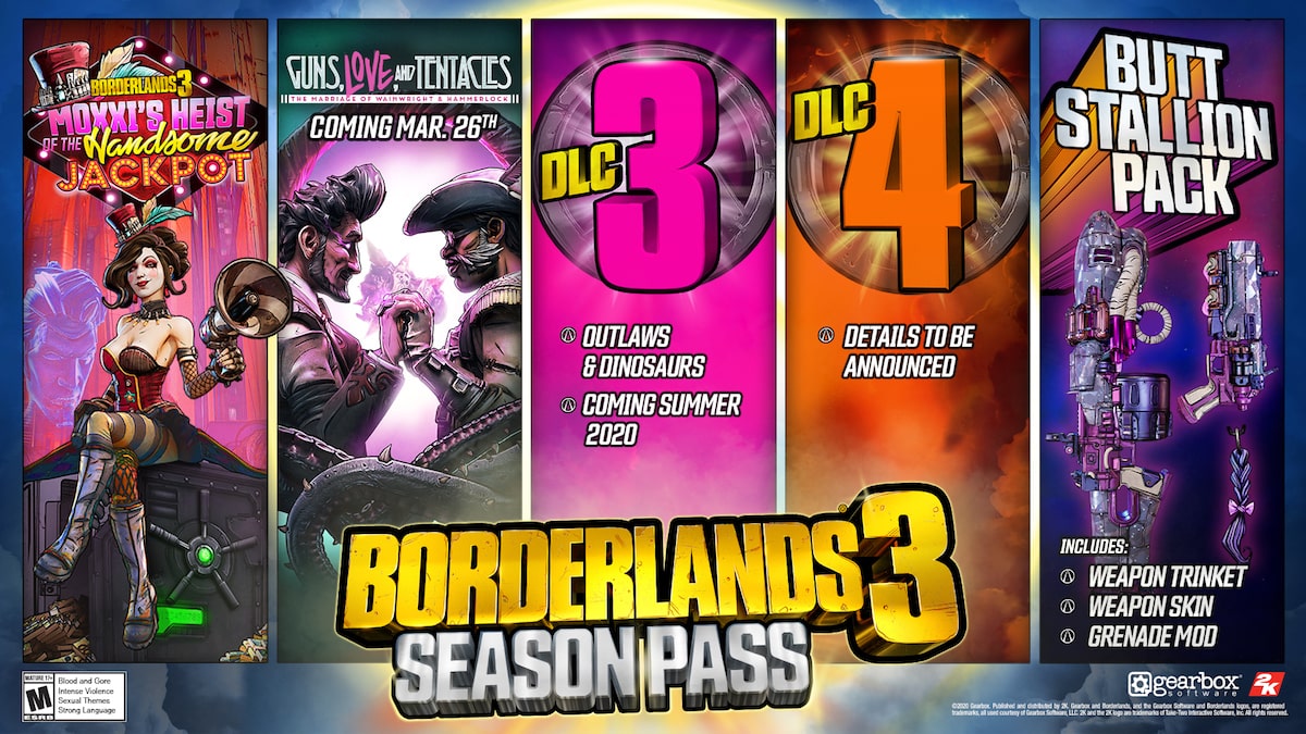 Borderlands 3 Guns Love and Tentacles توسعة
